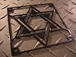 Star of David Single Fan Grill (black)