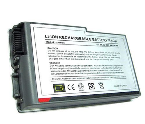 High Quality Hi-Aptitude Li-ion Battery [4400mAh 6 Cells] For Dell Inspiron 500m 510m 600m Series Latitude D500 D505 D510 D520 D600 D610 Literalism M20 Series LAPTOP Replacement battery [4400mha,11.1v]