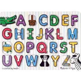 Melissa and Doug See-Inside Alphabet Peg by Kids Furniture
