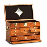 Gerstner Classic 20-Inch American Cherry Wood Chest with Brass Hardware #C41D-B