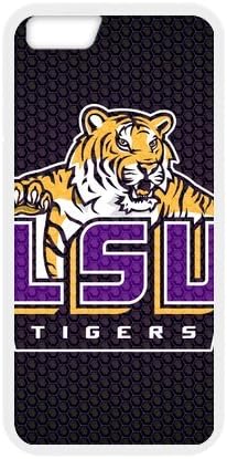 Generic Customize Unique Design NCAA Louisiana State University LSU Tigers Fighting Tigers Team Logo Plastic and TPU (Laser Technology) Case Cover for iPhone6