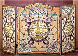 Review Bridget's  / Stained Glass Celtic Fire Screen