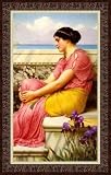 Absence Makes The Heart Grow Fonder by John William Godward - Framed Artwork