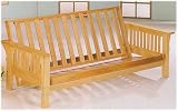Osmond Natural Finish Futon Coaster 4838