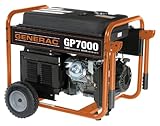 Generac 5625 GP7000 7,000 Watt 410cc OHV Portable Gas Powered Generator