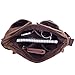 Eshow Men's Retro Canvas Crossbody Messenger Bag, Brown