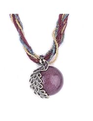 Jewelry: Kaariag Punkin? Vintage Bohemia Style Opal Peacock Fashion Necklace - Pumpkin Kaariag
