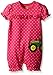 John Deere Baby Girls Tractor Applique Romper