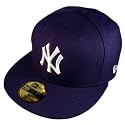 New Era 5950 Fitted Cap - New York Yankees MLB Basic - Purple / White
