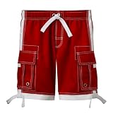 Boys' Cherokee Volley Swim Trunk - Red