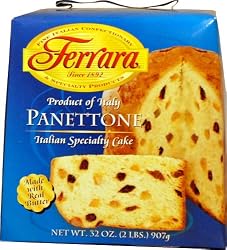 Ferrara Panettone, Italian Specialty Cake, 32-Ounce Boxes (Pack of 2)