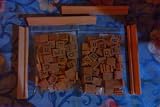 Super Scrabble Replacement Tiles ~ 200 Tiles and 4 Racks