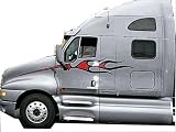 Flame Decals Set of (2) 36 inches long