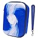 PAIYULE Hard Case Compatible Phase 10 Card Game. Fits up to 360 Cards. Includes 2 Removable Divider(Blue)