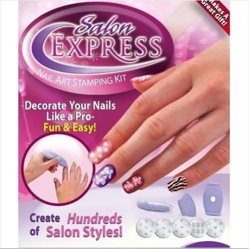 Firstchoicesale Salon Express Professional &amp; Easy Stamping Nail Diy Kit