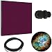 HQRP 50W (Power of 55W / 55 Watt) Amorphous Solar Panel 50 Watt A-Si Thin film made in Japan PV Module, 10ft 10 AWG Cable & 4pcs Waterproof Cable Glands plus HQRP Coaster