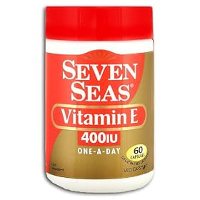 Seven Seas Vitamin E 400IU ONE-A-DAY Gelatin Free Capsules 60 Capsules