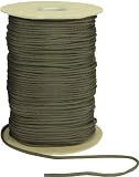 1000' Foot OD Olive Drab Green Parachute Cord Paracord Type III Military Specification 550
