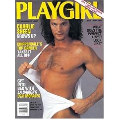 Playgirl Magazine: April 1988 -- Chippendale's Top Dancer, Charlie Sheen, The Bangles