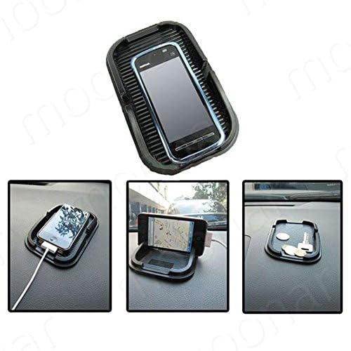 Ocaler® Black Car Anti Non Slip Pad Mat Skidproof Holder Stand For GPS Cell Phone iPhone