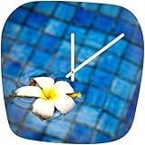 IMAGE OF Modern Clock Floating Flower (by DENY Designs)