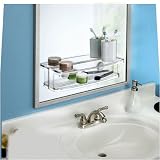 Cling Ledge double SHELF floating bathroom storage NEW