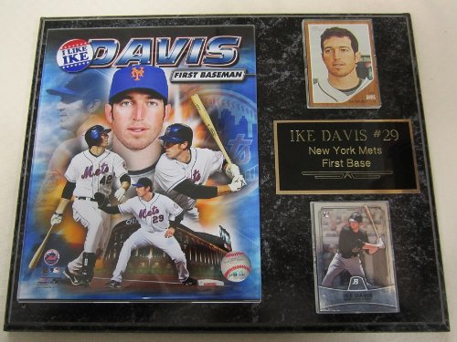 New York Mets Ike Davis 2 Card Collector Plaque