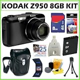 Kodak Z950 EasyShare Z950 12MP Digital Camera + 8GB Deluxe Accessory Kit