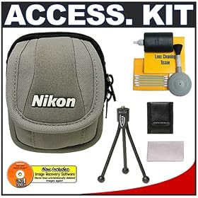 Nikon Coolpix 5611 Camera Case + Accessory Kit for L15, L18, P60, S51, S51c, S210, S520,... by Nikon