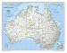 Suchen : National Geographic Maps : Australia Political, Planokarte
