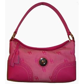 Dooney & Bourke Purse Handbag Small Slouch Hot Pink