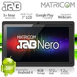 7 Matricom .TAB Nero Tablet PC - Android 4 Capacitive Multi-Touch 4GB (Black)
