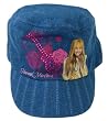 Disney Hannah Montana Hat - Hannah Montana & GuitarGirls size Baseball cap (Denim)