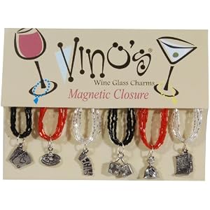 Vinos Cellar Magnetic Glass Charms 2