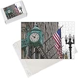 Photo Jigsaw Puzzle of The Marshall Field Building Clock, now Macys department store, Chicago, from Robert Harding