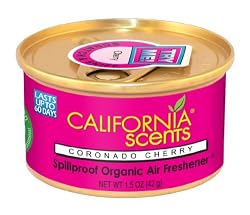 California Scents Spillproof Organic Air Freshener Twin-pack, Coronado Cherry (Pack of 4)