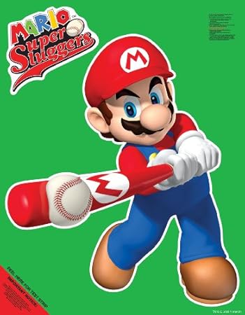 Wall Graphix: Mario Sluggers Mario 23 x 29