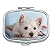 West Highland Terrier Westie Puppy Dog Beach Towel Rectangle Pill Case Trinket Gift Box