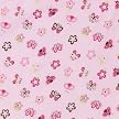 Tiddliwinks Raspberry Garden Fitted Sheet