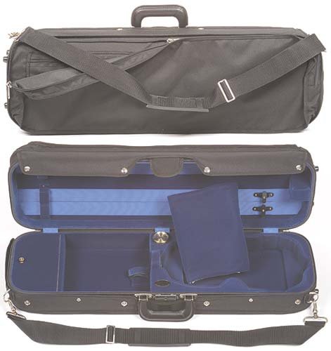Bobelock Hill Style Lite 6002 4/4 Violin Case with Blue Velvet Interior Bobelock Hill Style Lite 6002 4/4 Violin Case with Blue Velvet Interior