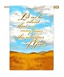 God's Whisper Silk Reflections Garden Size Flag