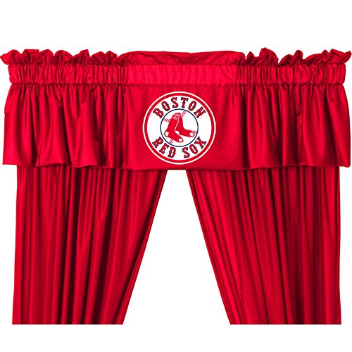 Boston Red Sox Logo Jersey Material Valance