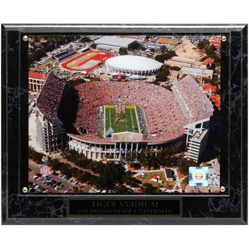 LSU Tigers 13'' x 10.5'' Tiger Stadium Plaque-