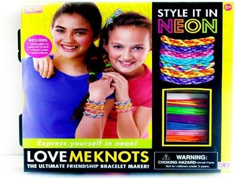 Teen Friendship Bracelet Kraft Kit - LoveMeKnots Style it in NEON