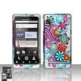 Electromaster(TM) Brand - Flower Ribbon Rubberized Design Crystal Hard Skin ....