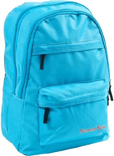 Summer Break School Backpacks Light Blue