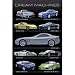 Dream Machines - High Performance Cars, Art Poster Print - 24x36