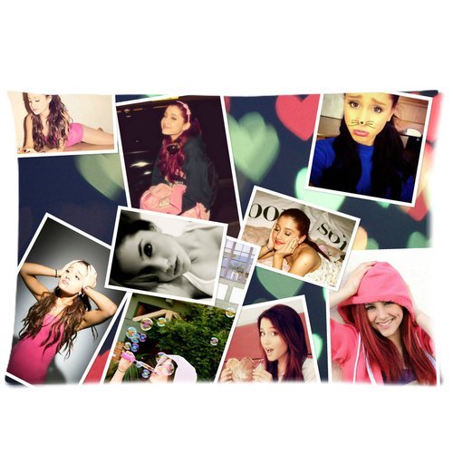 Ariana Grande Zippered Pillow Cases Cover Cushion Case 20x30 (Two sides)