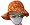 Orange (Animal Party Clovers Print)
