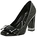 BCBG MAX AZRIA Women's Dida Square Toe Pump,Black Patent,6 M